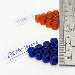 Perles en verre à facettes en gros, composants de bijoux en cristal étincelant, fournisseur en vrac pour l'exportation mondiale des artisans - Product Image 1