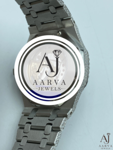 Montre analogique à quartz chronographe en acier inoxydable de luxe pour homme AARVA JEWELS, cadran de 25 mm, résistance à l'eau 3 BAR, fermoir caché - Product Image 3