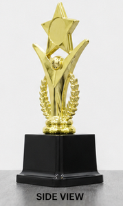 •Modern plastic <b>trophy</b> designed for academic achievements. - Product Image 3