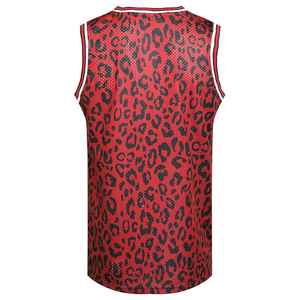 เสื้อบาสเก็ตบอลพิมพ์ลายแห้งเร็วสำหรับทุกเพศ ปรับแต่งสีและพิมพ์โลโก้ได้ เหมาะสำหรับการออกกำลังกาย เล่นกีฬากลางแจ้ง สไตล์ลำลอง - Product Image 5