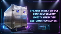 Vriesdroger SUS304 RVS 380V/220V Lage Configuratie Zwaar Industrieel voor Groente- & Fruitverwerking Levenslange Garantie