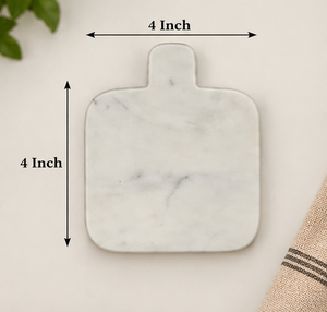 Posavasos de mármol Premium de latón AK en Color blanco, posavasos de diseño hecho a mano, Juego de 4 para decoración de cocina/vajilla - Product Image 4
