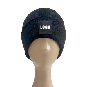 Gorro de invierno de punto clásico personalizado del fabricante a granel gorros de punto para adultos gorro negro Beanie2025 - Product Image 2