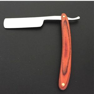 Navaja de Barbero Estilo Antiguo con Mango de Madera y Hoja de Acero Inoxidable, Compatible con Remy, Herramienta Profesional de Alta Calidad para el Cuidado Personal - Product Image 1