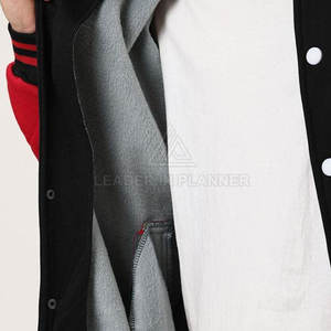 แจ็คเก็ต Letterman ดีไซน์โดดเด่น คุณภาพเยี่ยม สำหรับผู้ชาย แฟชั่นใหม่ ระบายอากาศได้ดี แจ็คเก็ตฤดูหนาวสำหรับผู้ชาย ขายออนไลน์ - Product Image 5