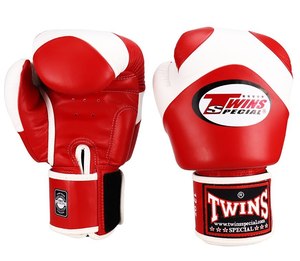 Gants de boxe TWINS professionnels pour l'entraînement de Muay Thai, le sparring et le combat, respirants, anti-humidité, fermeture auto-agrippante, modèle RL-BG-178 - Product Image 1