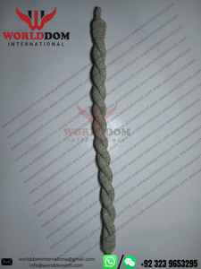 Cordón de ala plateado OEM para sombreros, accesorios para la cabeza, cordón de barbasco, alambre de metalizado Mylar o hilos de seda, tejido a mano - Product Image 3