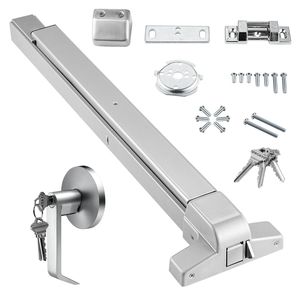 Serrature Commerciali in Acciaio al Carbonio per Porte Antipanico con 3 Chiavi per Uscite di Emergenza - Product Image 1