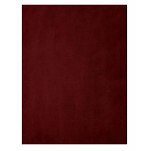 Contemporary Burgundy Wool Area Rug Soft Plush Modern Hand Tufted Rug Luxury Carpet Living Room Bedroom Decorative <b>Floor</b> Rug - Product Image 2
