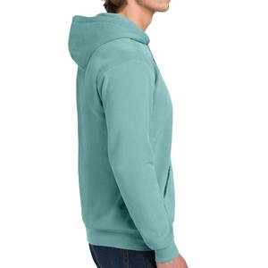 Custom Logo Mint Green Hoodie <b>Men</b> High Quality Plain Sage Green Cotton Fleece <b>Pullover</b> Streetwear Blank Hooded Sweatshirt Winter - Product Image 2