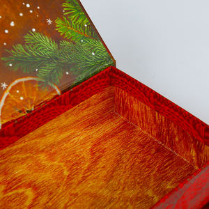 Customizable Eco-Friendly Biodegradable EcoRev Brand <b>Book</b>-Style Christmas Paper Gift <b>Box</b> Full-Color UV Printing Matte Film - Product Image 5