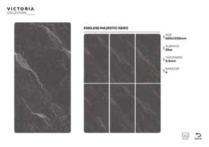 Azulejos de porcelana con superficie elegante efecto pegamento, tamaño 600x1200, formato grande para pisos y paredes, ideales para diseños de interiores premium. - Product Image 5