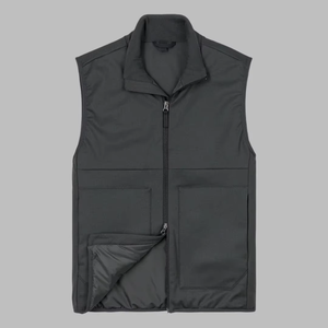 Gilet réversible en mélange de laine de haute qualité, nouvelle collection, design personnalisé, gilet d'automne vierge pour homme - Product Image 6
