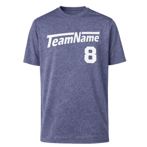 Camiseta Deportiva Personalizada Youth Heather Contender, Uniforme de Equipo Transpirable de Poliéster, Ropa de Entrenamiento, Suministro al por Mayor OEM - Product Image 1