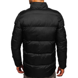Vestes matelassées en tissu personnalisées avec graphismes sur mesure, col montant, longueur ajustée pour la saison hivernale - Product Image 1