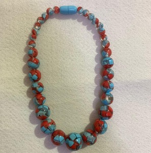 resin <b>neckless</b> jewelry best quality latest design For womens partyware - Product Image 3