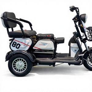 Vente en gros de scooter électrique à 3 roues homologué CE pour personnes handicapées, pliable avec siège arrière, utilisation pour personnes handicapées, 48V <40 km/h - Product Image 5