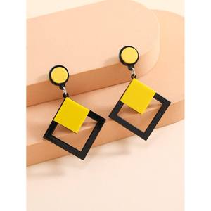 ต่างหูแฟชั่นเรซิ่นทำมือสุดอินเทรนด์  คริสตัลทนทาน  เครื่องประดับ - Product Image 6