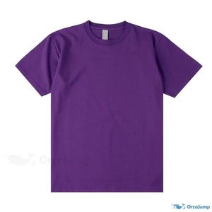 เสื้อยืดคอกลมแขนสั้นผู้ชายทรงปกติ ผ้าฝ้าย/ใยไผ่ ย้อมเส้นด้าย ลายตัวอักษร สไตล์ลำลอง ป้องกันขนร่วง - Product Image 4
