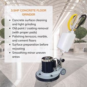 Multi-functional <b>Electric</b> HGP 3.5HP Floor Scrubber 18 Inch 200RPM Grinding Polishing <b>Machine</b> with 13m Cable and Weights - Product Image 2