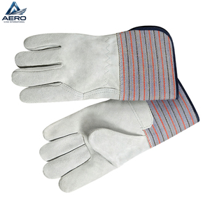 Guantes de Trabajo de Cuero Reforzado de Alta Calidad con Puño de Seguridad, Duraderos, Industriales, de Protección para las Manos - Product Image 6