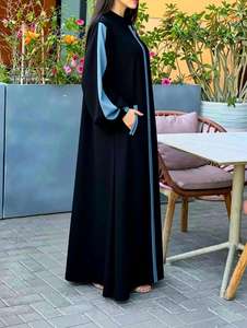 Wholesale Traditional Naqab Muslim Clothing Accessories Hot Sale New Model Best Color Ladies Abaya - Product Image 2