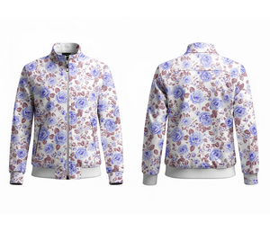 Veste d'entraînement à fermeture éclair intégrale par sublimation, vêtements de course et de fitness, chaude, respirante, séchage rapide |   Tailles Hommes Femmes Jeunes - Product Image 2