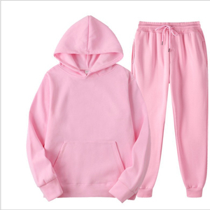 Conjunto Deportivo de Otoño para Mujer, con Capucha, Estampado, Transpirable, de Poliéster/Algodón, Alta Calidad, Varios Colores - Product Image 2