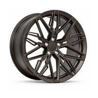 Jantes forgées Y-spoke lattice 18-22 pouces, finition bronze mat, 5x112 5x114.3 VIW-177 pour BMW Audi Mercedes-Benz
