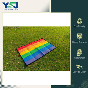 Tapis pliable en polypropylène 100% de qualité supérieure, design moderne, exportateur d'origine Thaïlande, pour pique-nique/plage/extérieur - Product Image 4