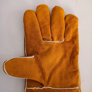 Guantes de Soldadura de Cuero Vacuno, Resistentes al Calor, Duraderos, para Trabajo en Exteriores, Personalizables OEM - Product Image 5