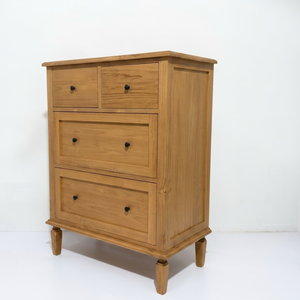 Teak Wood Living Room Cabinet Direct Factory Wholesale Solid Wood Credenza <b>Sideboard</b> <b>Storage</b> Chest Sustainable Hotel Furniture - Product Image 2