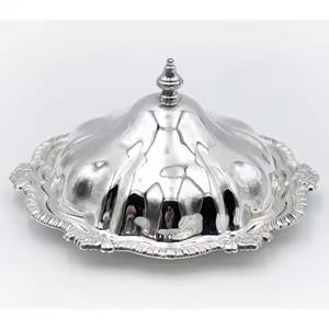 Support à beurre en métal avec couvercle, pour la cuisine ou la table de petit-déjeuner - Product Image 2