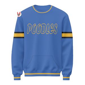 Sweat-shirt pour femme avec logo personnalisé brodé, pull en coton, automne-hiver, style décontracté, tricoté, sweat-shirt pour femme - Product Image 1