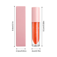 Ensemble de gloss à lèvres brillant et hydratant minéral végétalien 6 couleurs, longue tenue, haute brillance, non collant, kit de maquillage pour les lèvres
