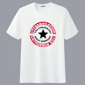 Camisetas Deportivas Casuales de Manga Corta con Cuello Redondo, Diseño Personalizado, 100% Algodón, Bajo Gramaje, Impresión Serigráfica Frontal, Antiarrugas y de Secado Rápido para Hombre - Product Image 4