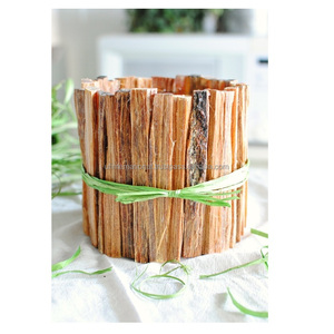 Vase en bois rustique pour la décoration intérieure vase fait main avec et naturel poli avec salon décoratif prix bon marché - Product Image 6