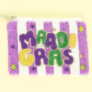 Bolso de Mano Tipo Clutch con Cierre Magnético, Hecho a Mano con Cuentas de Seda, Diseño de Corazón Dulce, Tamaño Personalizado, para Fiestas, para Mujeres y Niñas, San Valentín - Product Image 5