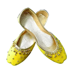 Zapatos Khussa para Mujer, Diseños Personalizados, Khussa para Mujer en Colores Sólidos, Último Estilo, Khussa para Dama en Diferentes Colores - Product Image 6