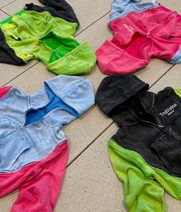 Urban Fashion Acid Wash Winter Heavyweight Solid Casual <b>Track</b> <b>Suit</b> Custom Logo Private Label Wholesale Manufacturer - Product Image 3