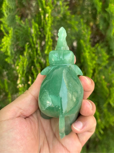 Hand Carved Green Aventurine <b>Elephant</b> Figurine Natural Crystal Decor OEM ODM Wholesale Supplier Environmentally Friendly Feng - Product Image 5