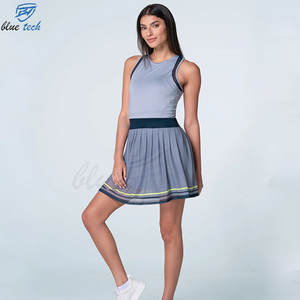 Conjuntos de Vestidos de Tenis y Bádminton para Mujer, Sin Mangas, Ligeros, de Secado Rápido, Personalizables, Ropa Deportiva OEM - Product Image 5