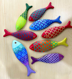 Handcrafted Wooden Fish Decorative Item With Natural Wood Grain And Smooth Finish For Interior Decoration And Home Styling - Product Image 5