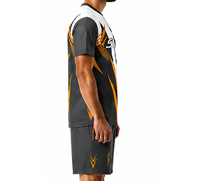 Uniformes de Fútbol Personalizados, Conjuntos de Camisetas Transpirables de Secado Rápido, Tela Spandex/Poliéster, Unisex para Adultos, Impresión Digital, 160g - Product Image 5