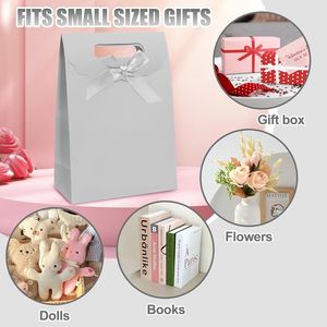 Set di 4 Sacchetti Regalo di Media Dimensione 7 X 4 X 10 Pollici con Manici per Feste, Compleanni, Matrimoni e Altre Occasioni - Product Image 3