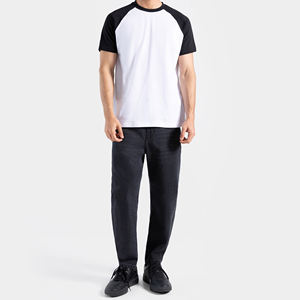 เสื้อยืดคอกลมผู้ชาย ผ้าฝ้าย 100% ทรงหลวม ระบายอากาศได้ดี สั่งทำได้ตามต้องการ MOQ ต่ำ ราคาขายส่ง มีความต้องการสูง - Product Image 2