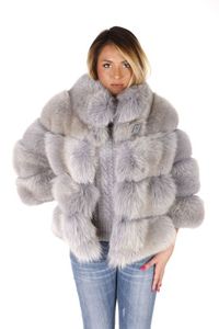 Manteau en fausse fourrure élégant et décontracté pour femme, en laine, à manches chauve-souris, ouvert sur le devant, couleur unie, col épais en fausse fourrure, polyester - Product Image 5