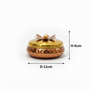 Premium Steel Dry Fruits Box with Lid Dishwasher Safe Storage for <b>Snacks</b> Sweets & Gifting (Freshness Preservation) - Product Image 4