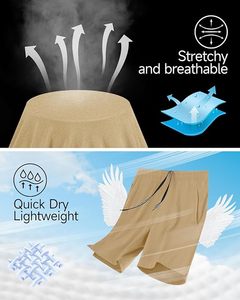 Pantalones Cortos Deportivos Transpirables para Hombre, para Correr, Gimnasio, Fitness, con Logotipo Personalizado, 5 Pulgadas, Casuales - Product Image 3