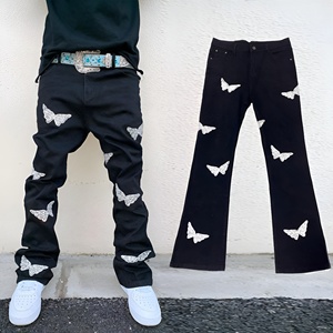<b>Men</b> Vintage Acid Washed Jogger Pants Heavy Cotton Terry Sweatpants <b>Baggy</b> Style Streetwear Drawstring Casual <b>Trousers</b> - Product Image 3